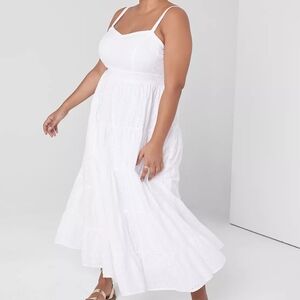 Lane Bryant Eyelet Maxi Dress